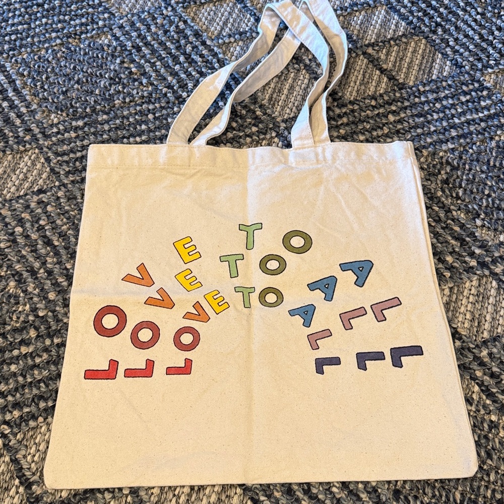 Madewell x Human Rights Campaign Love to All Pride Reusable Canvas Tote Bag